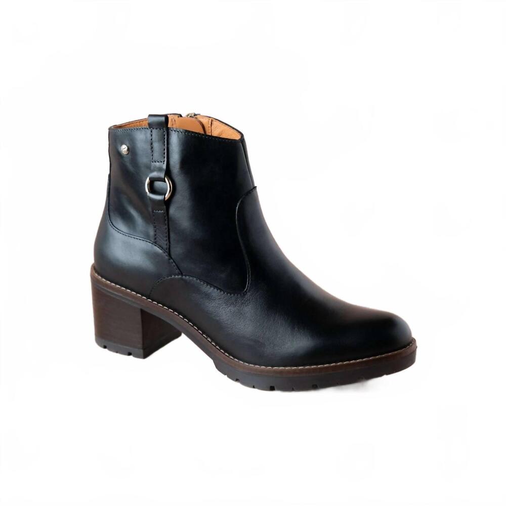 NEW PIKOLINOS women's llanes ankle boots in black